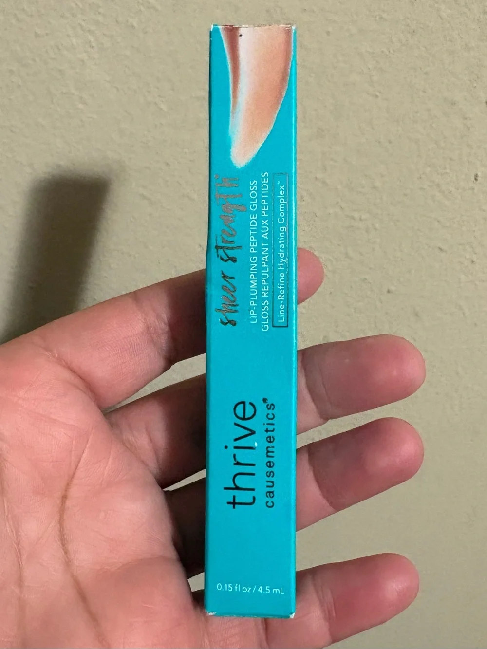 Thrive Causemetics Lip Plumping Peptide Gloss —Kackie —Mocha Brand New
